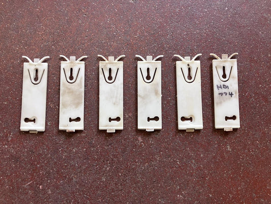 Lower Molding Retainer Clips, Set of Six 1972-1990 Dodge Pickup and Ramcharger