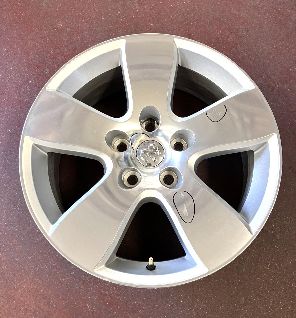 5 Spoke 20x8 Polished Aluminum Wheel 2012 Dodge Ram 1500 Painted Pockets WSA