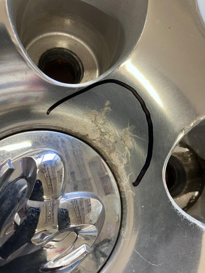 5 Spoke 20x8 Polished Aluminum Wheel 2012 Dodge Ram 1500 Painted Pockets WSA