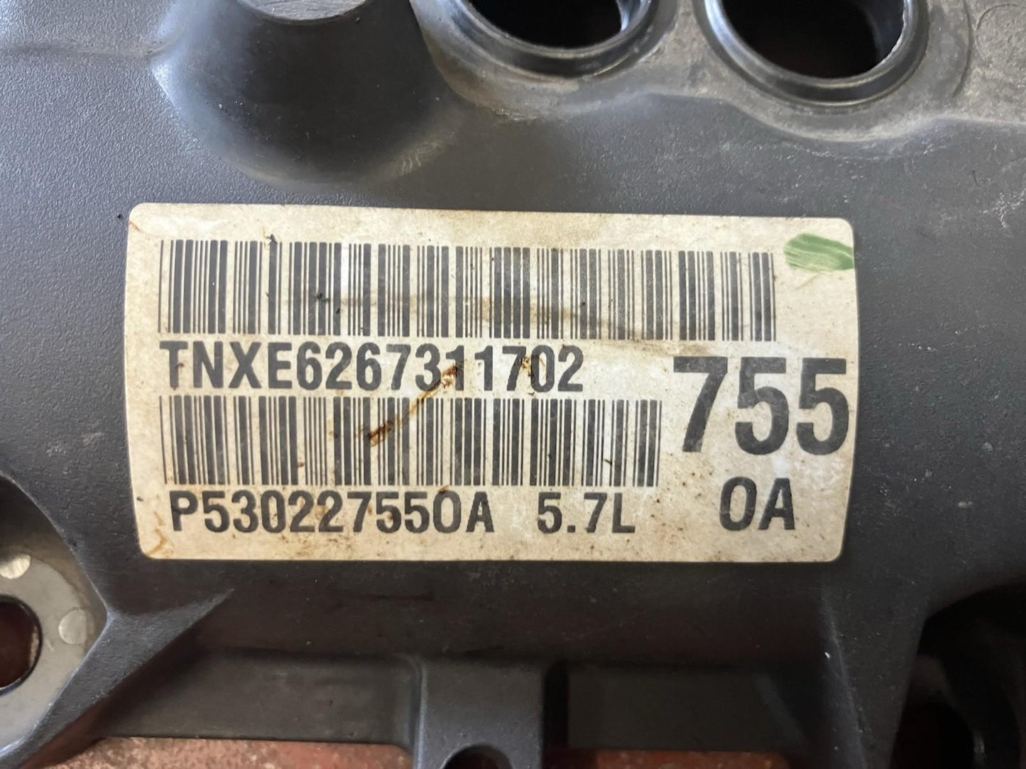 2006-2024 Ram 1500 5.7 Hemi Valve Cover. P/N 53022085AD Left/Right