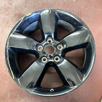 2013-18 Dodge Ram 1500 5 Spoke 20X8 Black Painted Aluminum Wheel