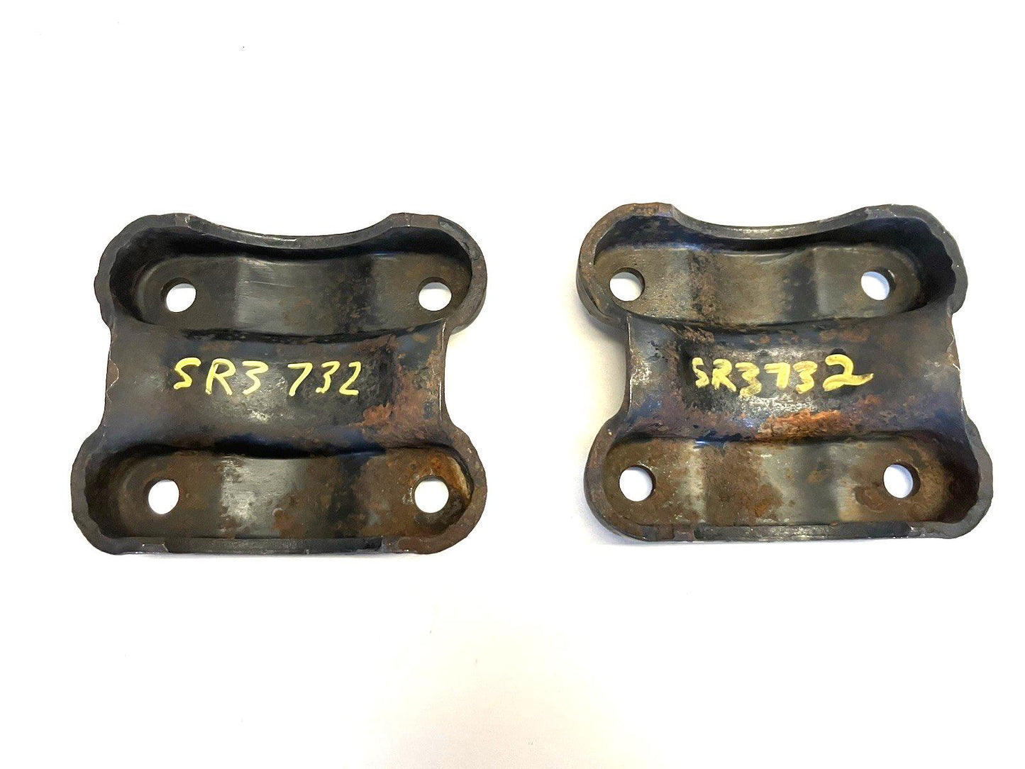 Rear Spring U-bolt Plates, 1994-2002 Dodge 2500 3500, with Dana 80, 52038459
