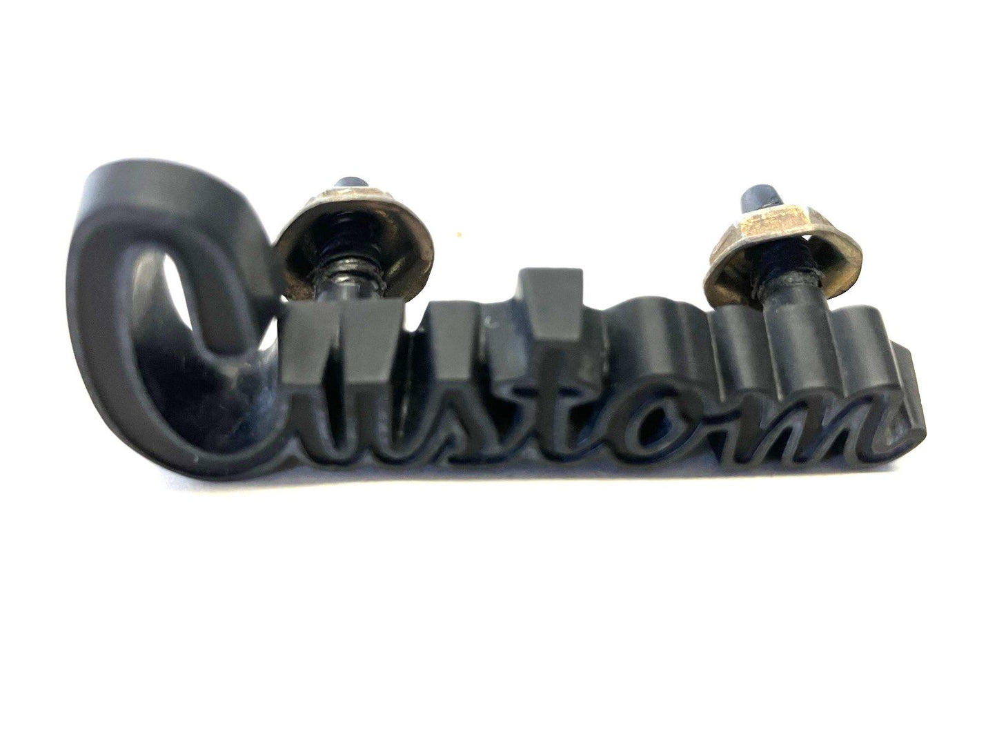 Dashboard "Custom" Emblem, 1979 Dodge 100 200 300