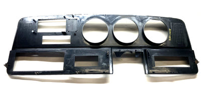 1981-1987 Dodge Ram Woodgrain A/C Delete Instrument Cluster Bezel.