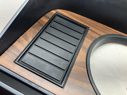 1981-1987 Dodge Ram Woodgrain A/C Delete Instrument Cluster Bezel.