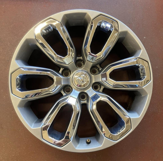20x9 6 Open Spoke Wheel, 2019-2024 Ram 1500 New Style 6 Lug 5YD581D5AA WRJ