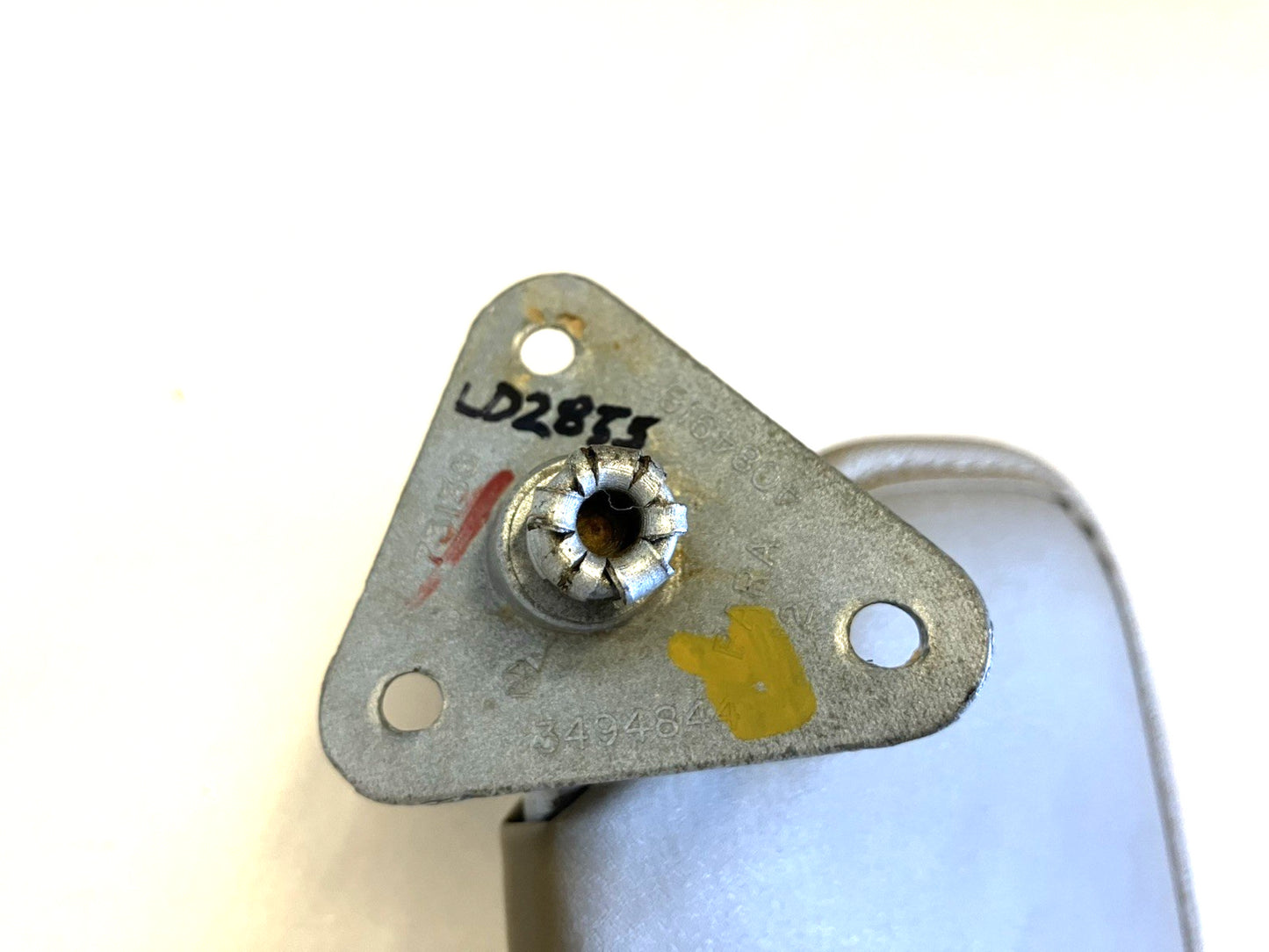 Sun Visor Pair, 1981-1993 Dodge Pickup and Ram Ramcharger 4X4 Tan Vinyl, Used