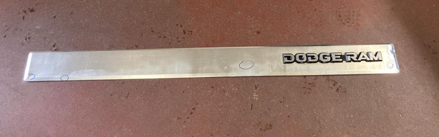 Tailgate Molding, 1981-1993 Dodge 150 250 350 Ramcharger "Dodge Ram"