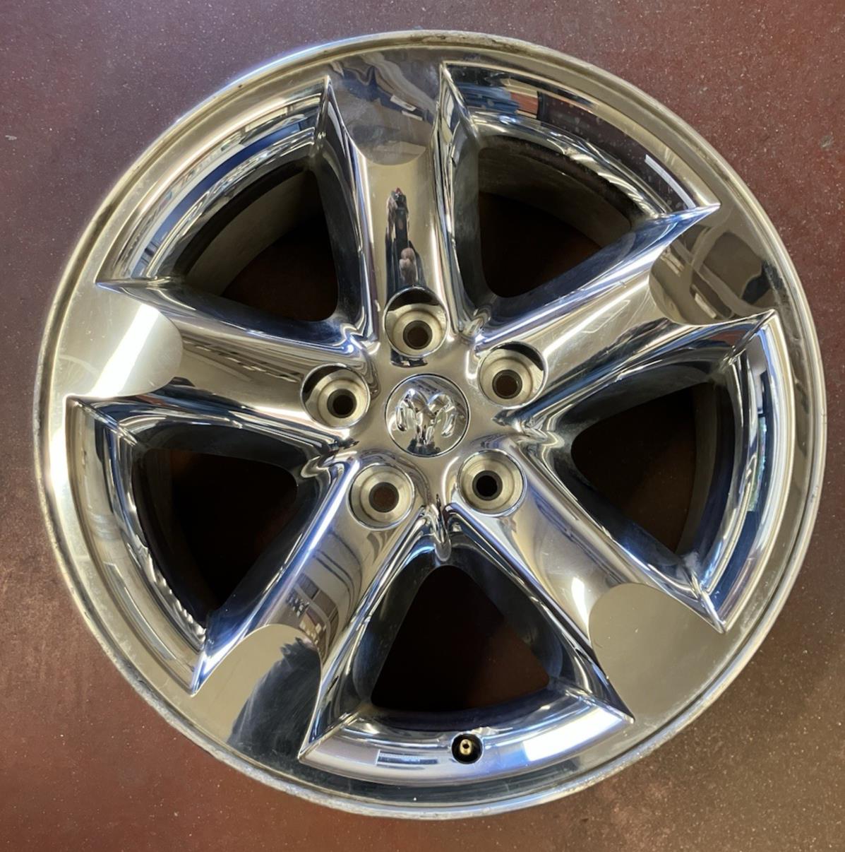 5 Spoke 20x9 Chrome Clad Aluminum Wheel 2007-2008 Dodge Ram 1500 560-2267B