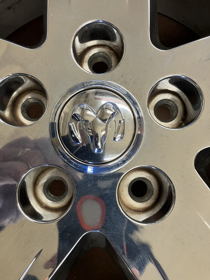 2009-24 Ram 1500 Classic (5 Lug) 5 Spoke 20X9 Chrome Clad Aluminum Wheel.