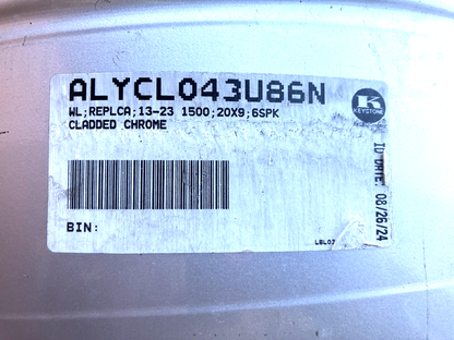 2013-24 Replica Ram 1500 Classic 5-Lug 6 Spoke 20X9 Chrome Clad Aluminum Wheel