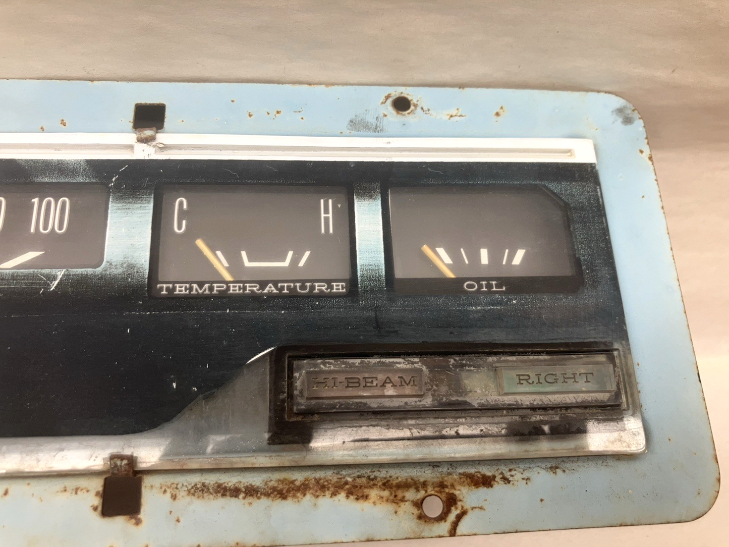 1969-71 Dodge 100 200 300 Instrument Cluster