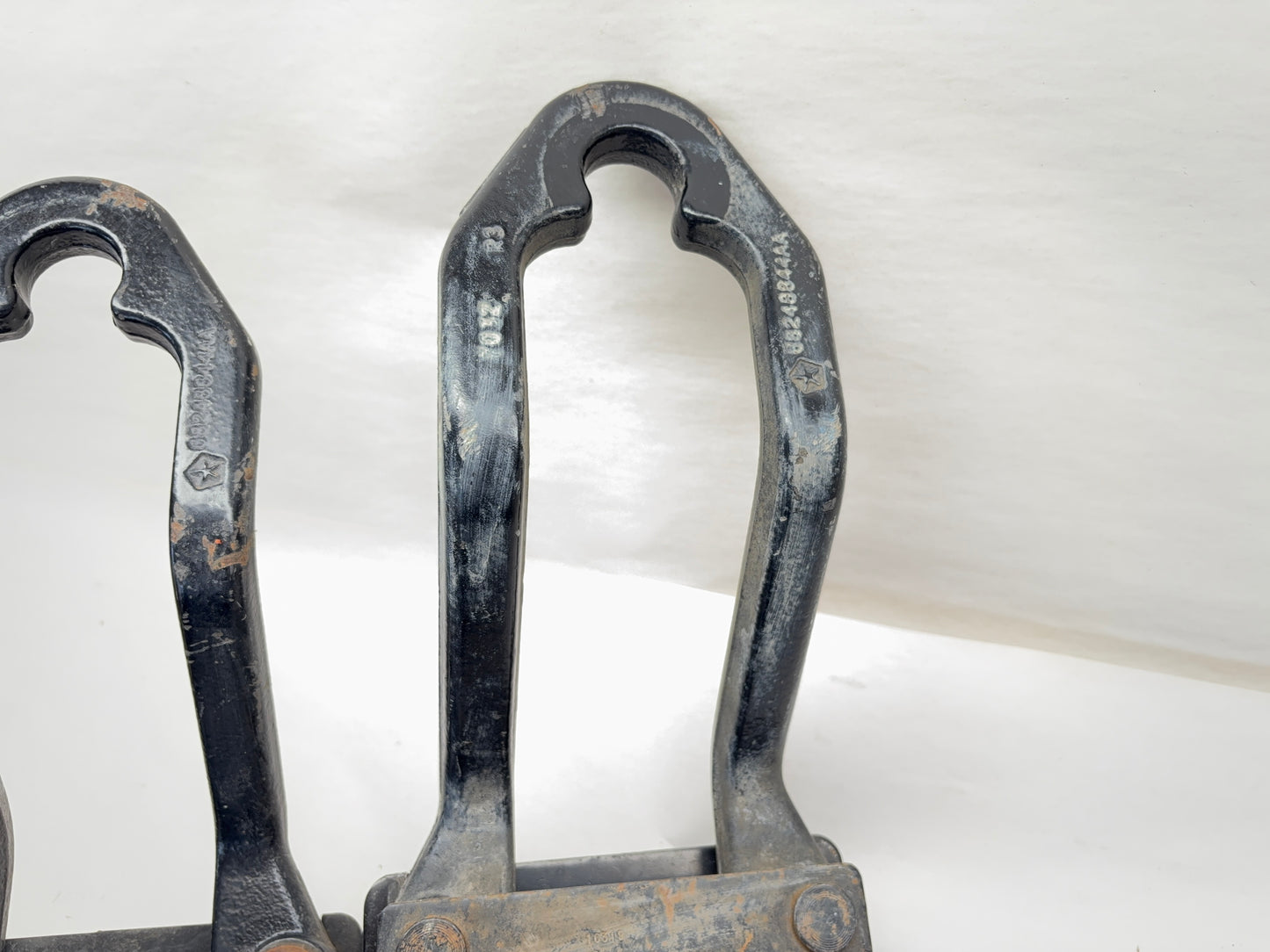 Dodge Ram Rebel Tow Hook Pair, Fits 15-18 1500 Rebel, 68248844AA LH and RH, Used