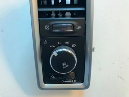 Headlight Switch with Left Side Vent, 2013-2018 Ram 1500 2500 3500 Silver Trim
