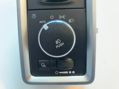 Headlight Switch with Left Side Vent, 2013-2018 Ram 1500 2500 3500 Silver Trim