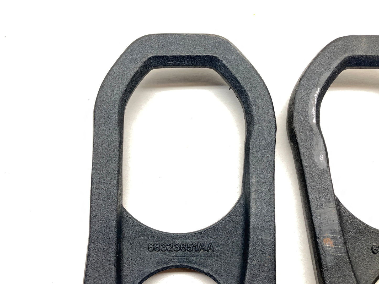 Tow Hook Set 2019-2024 Ram 1500 New Body Style 68323650/3651, Black No Hardware