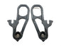 Tow Hook Set 2019-2024 Ram 1500 New Body Style 68323650/3651, Black No Hardware
