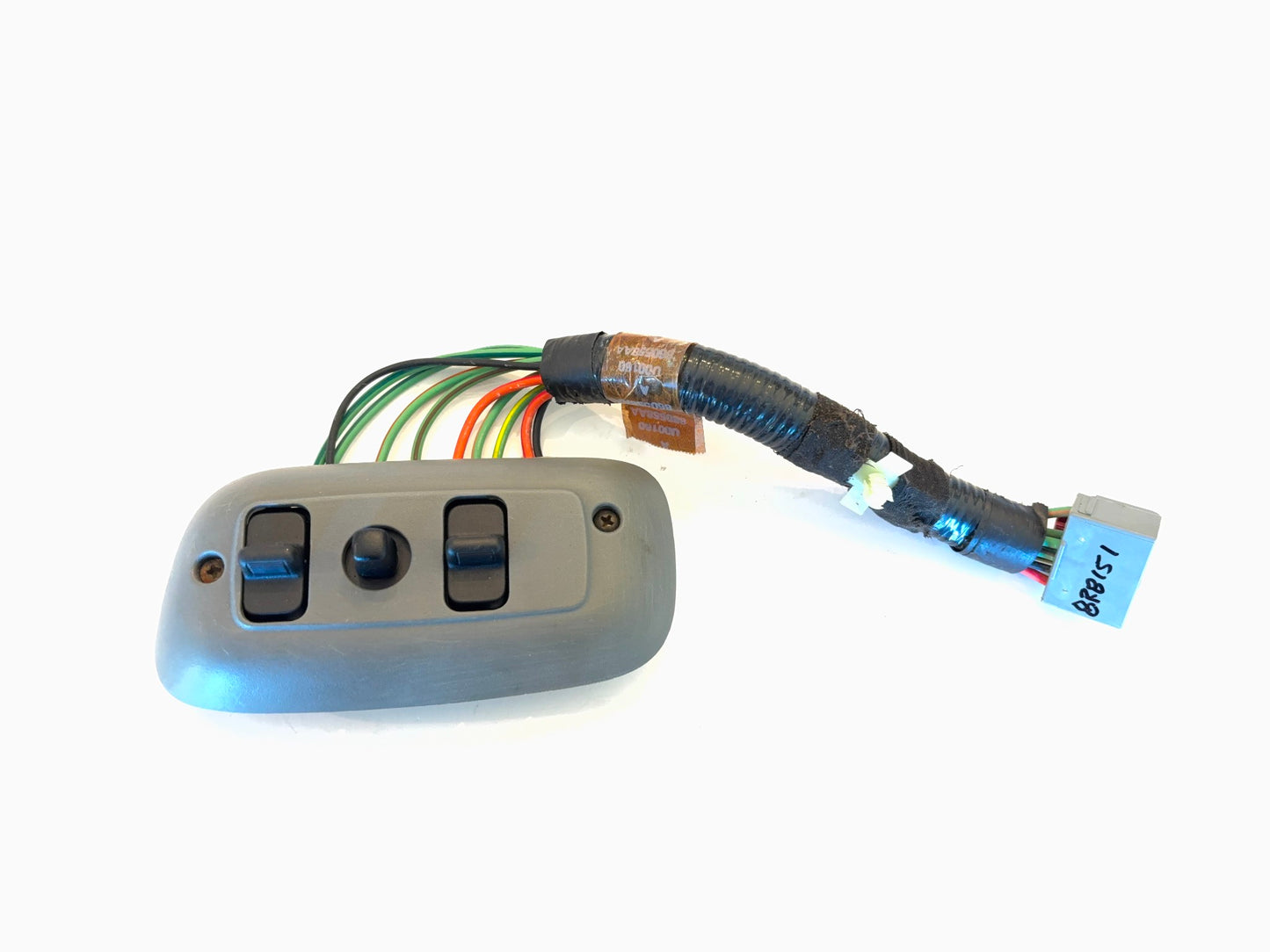 Power Seat Switch and Bezel 2006-2008 Ram 1500 2500 3500 6-Way Passenger Slate