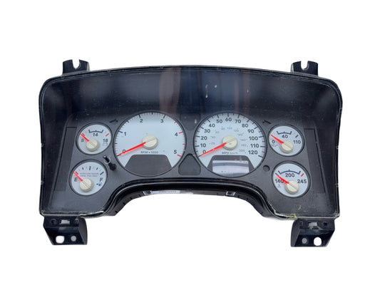 Speedometer, Instrument Cluster, 2008 Ram 2500 3500 6.7L Cummins *Lens Cracked*