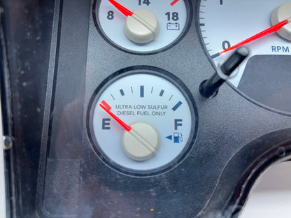 Speedometer, Instrument Cluster, 2008 Ram 2500 3500 6.7L Cummins *Lens Cracked*