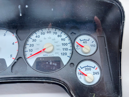 Speedometer, Instrument Cluster, 2008 Ram 2500 3500 6.7L Cummins *Lens Cracked*