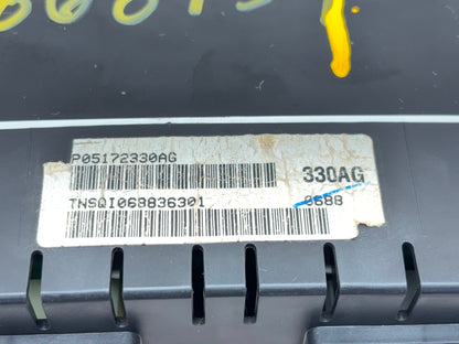 Speedometer, Instrument Cluster, 2008 Ram 2500 3500 6.7L Cummins *Lens Cracked*