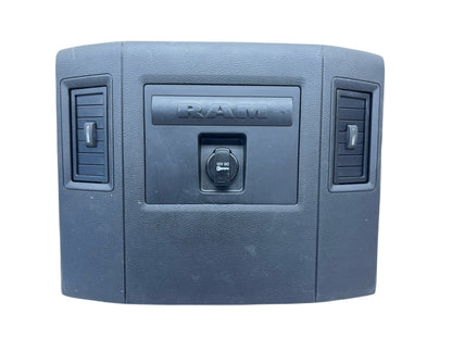 Center Console Rear Panel, 2013-18 Ram 1500 13-17 Ram 2500 3500 5NA01DX9AA Black