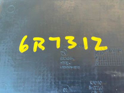 Radio Bezel Upper Cubby Mat 2006-2008 Ram 1500 2500 3500 5KF68TRMAA Under Radio