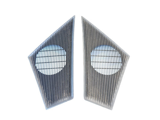 Dash Speaker Cover Pair, 2009-2012 Ram 1500, 2010-2012 Ram 2500 3500, Black, 1NL95DK2AA, 1NL96DK2AA