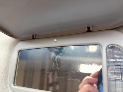 Passenger Sun Visor, 2002-08 Ram 1500 2500 3500 Illuminated, 1CT20BD1AA, Used