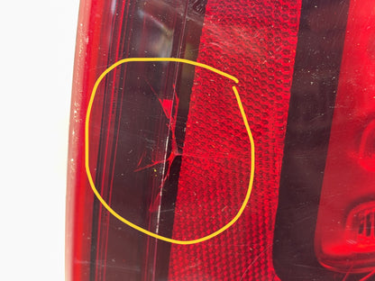Driver Side Sport LED Taillight Taillamp 2013-18 Ram 1500 2500 3500 LH *Damaged*