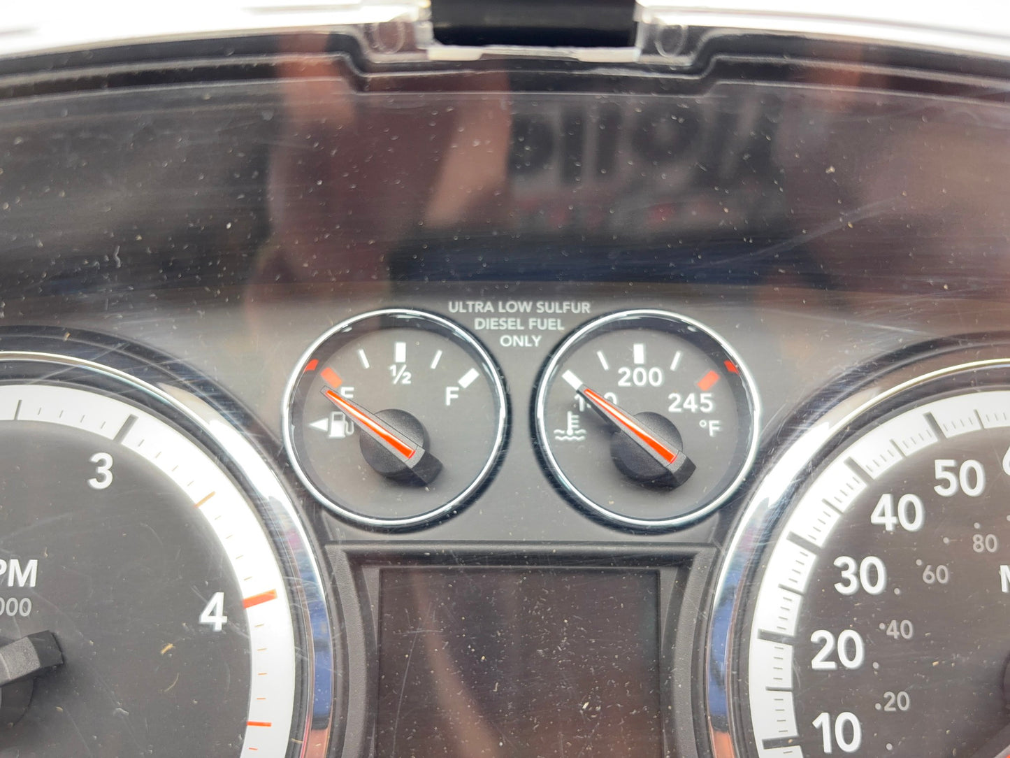 Speedometer Instrument Cluster, 2010 Ram 2500 3500, 6.7L Diesel
