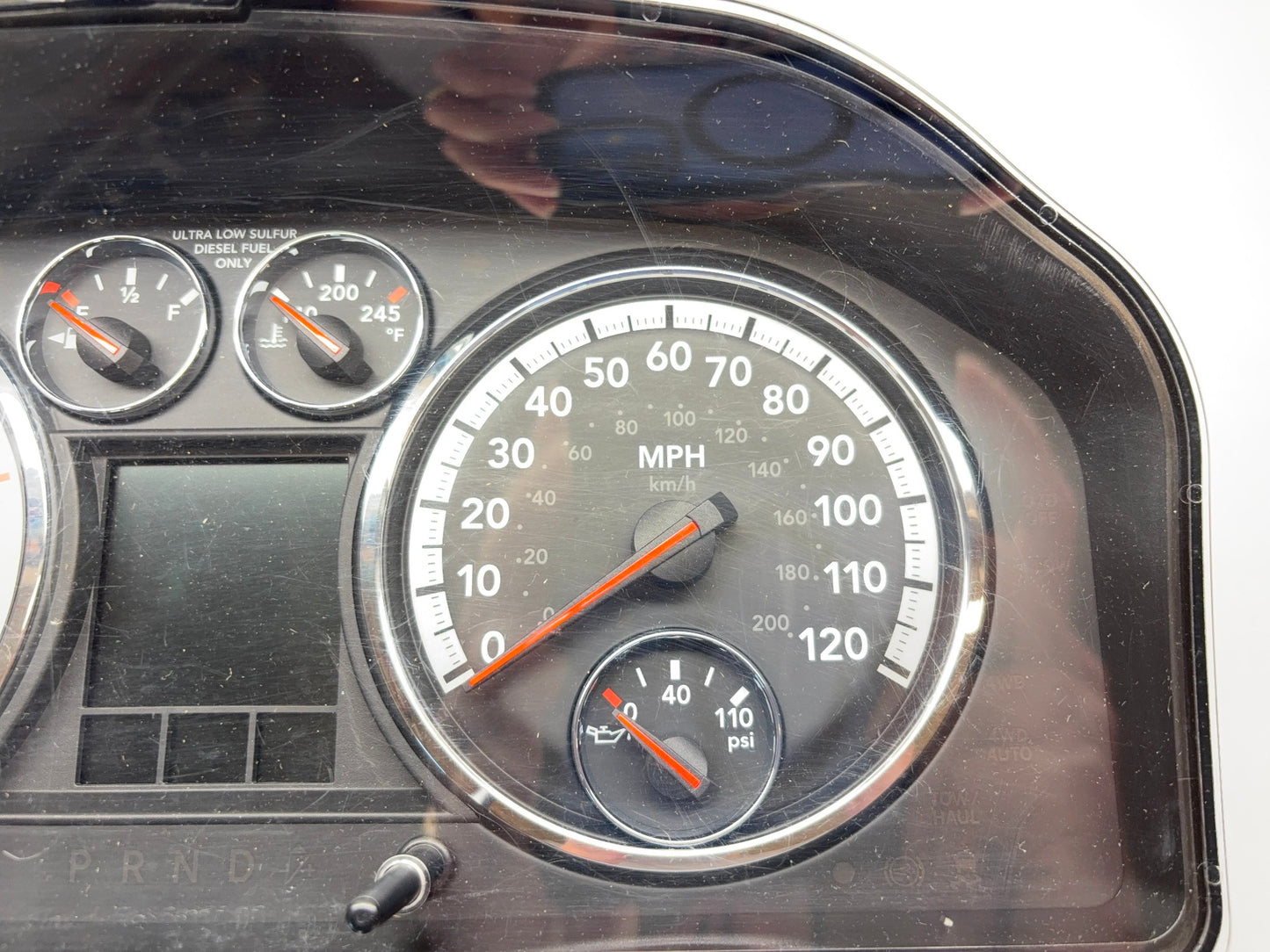 Speedometer Instrument Cluster, 2010 Ram 2500 3500, 6.7L Diesel