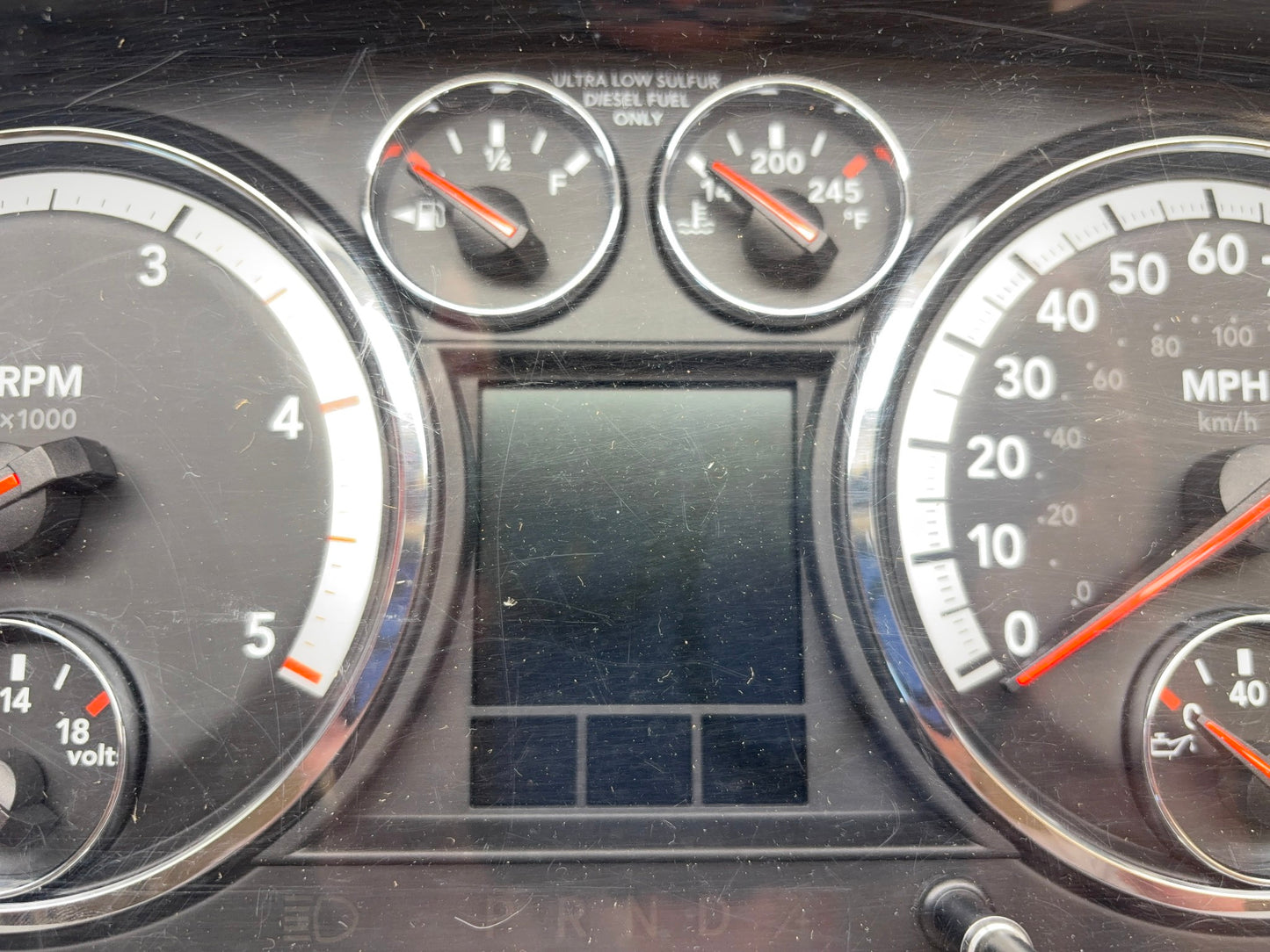 Speedometer Instrument Cluster, 2010 Ram 2500 3500, 6.7L Diesel