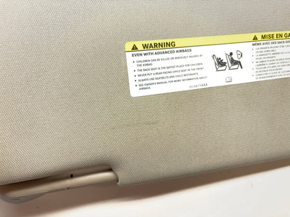 Driver Side Sun Visor 2013-2018 Ram 1500 2500 3500 Unlighted 1VF23BD1AC