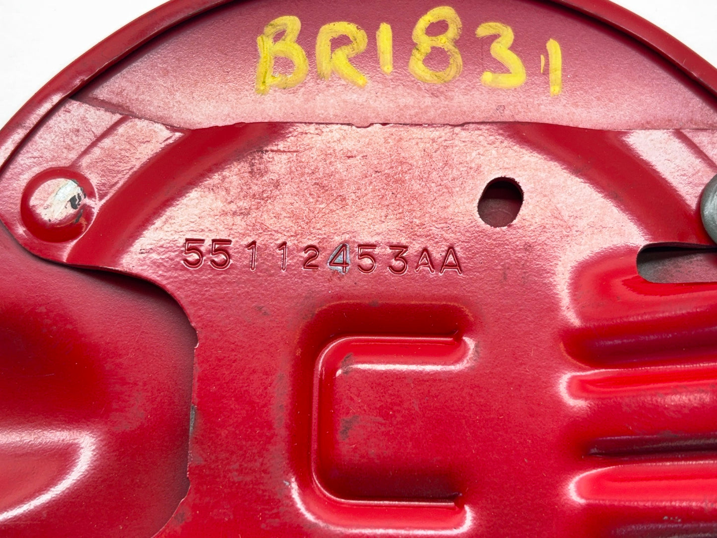 Fuel Door 2009-2013, Ram 1500, 2010-2013 2500 3500, Red Paint Code PR4, 55112453AA