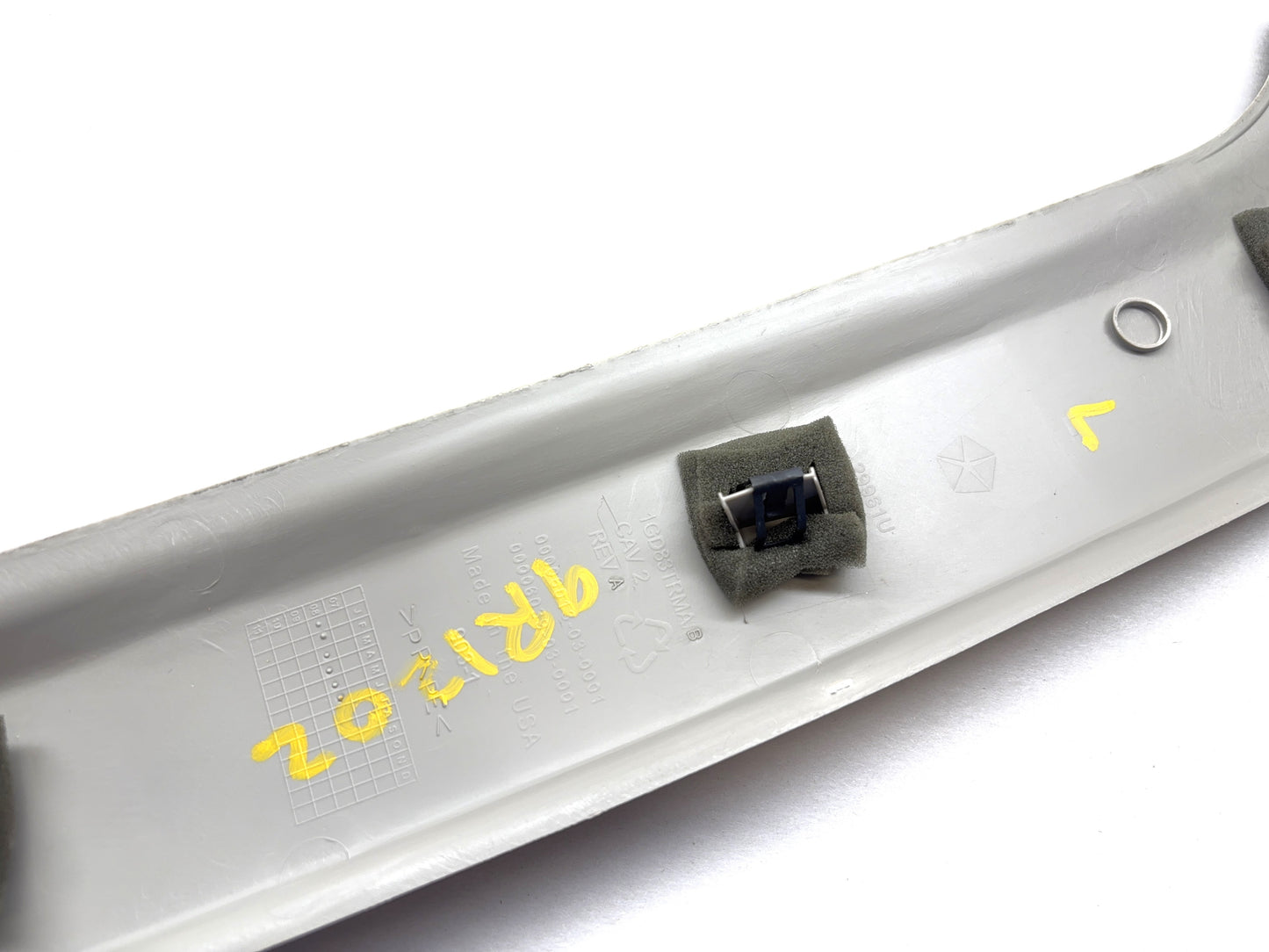 Rear Door Fixed Glass Cover, 2010-2018 Dodge Ram 1500 2500 3500 CREW Cab, LH