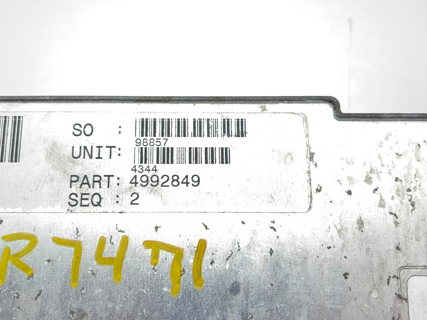 Engine Computer, ECU PCM ECM 2010-2012 Ram 2500 6.7L Cummins Diesel 4992849