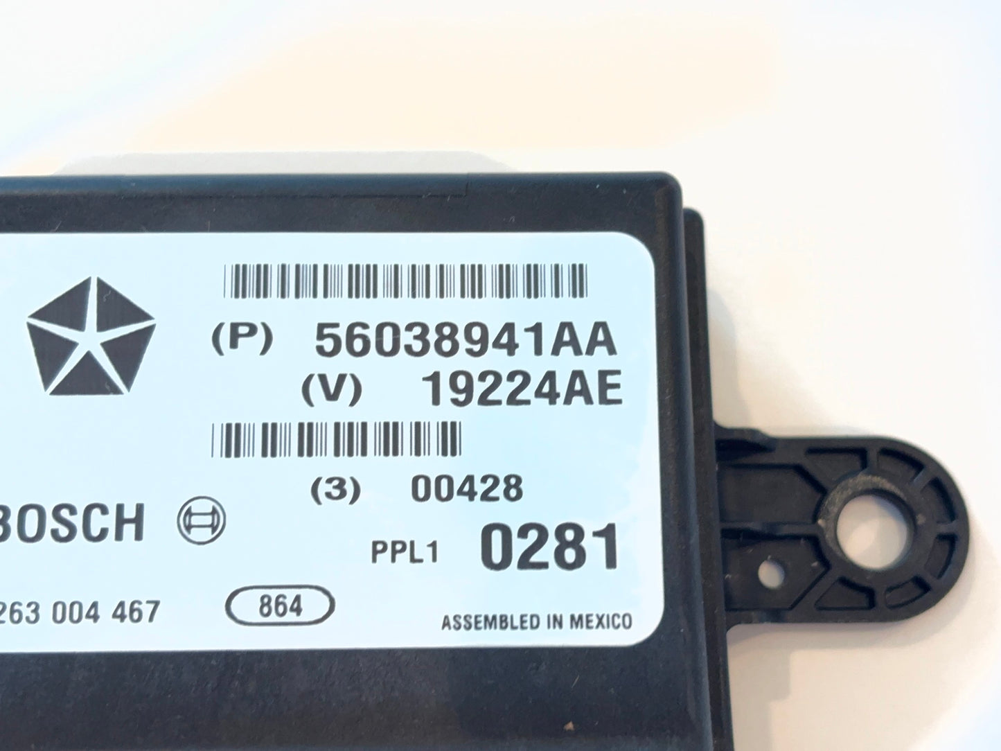 Rear Park Assist Module 2011-2012 Ram 1500 2500 3500 56038941AA