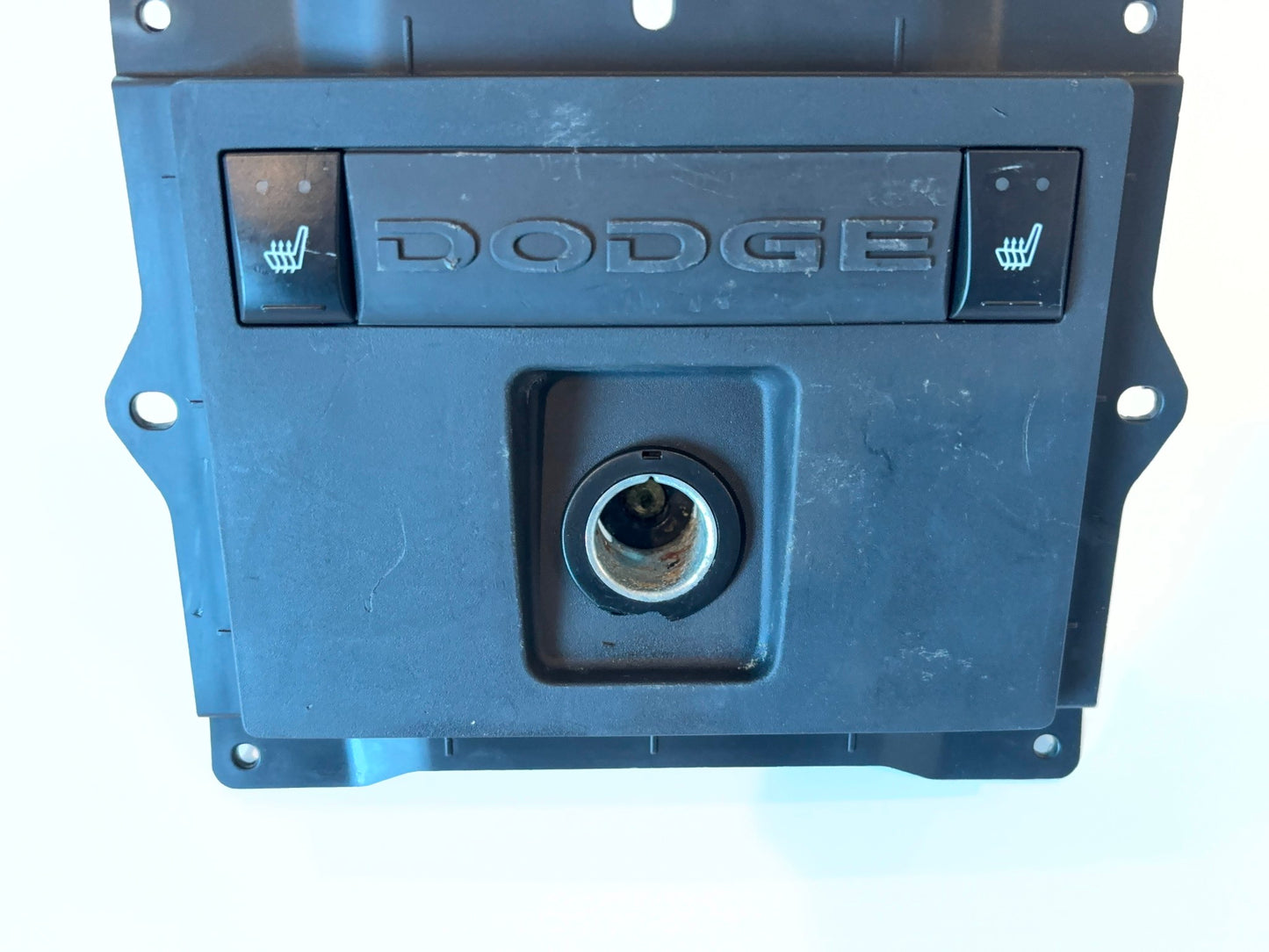 Center Console Rear Trim with Heated Seat Switches, 2009-2010 Ram 1500, 2010 Ram 2500 3500