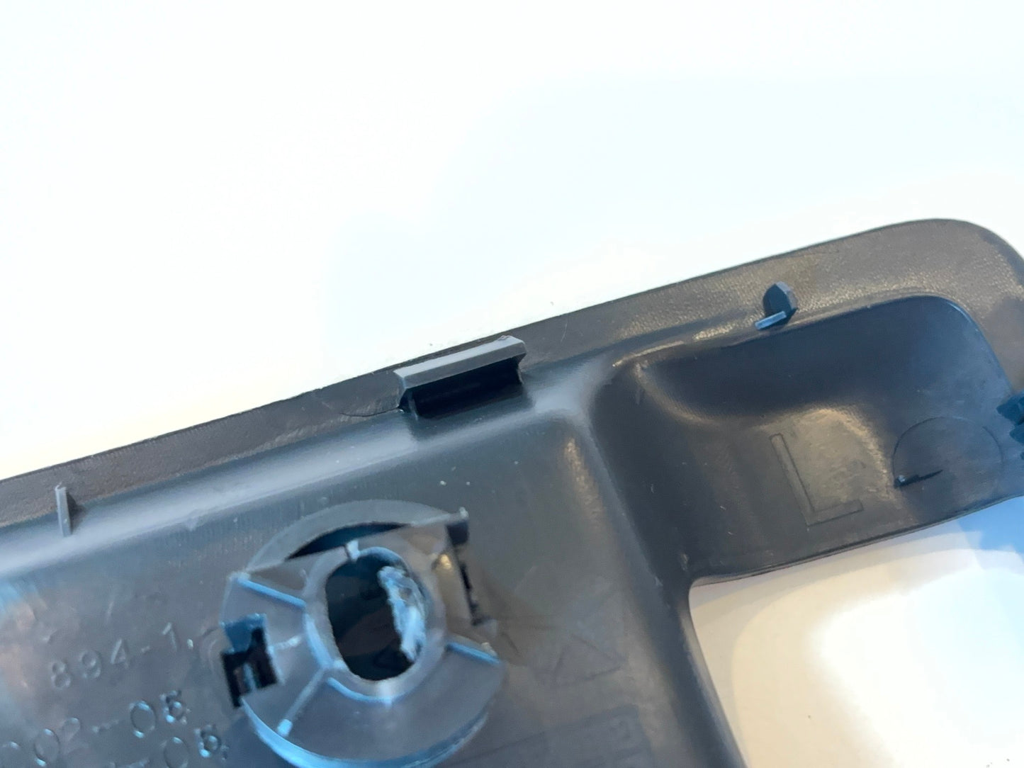 Door Handle Trim Bezel 2010-12 Dodge Ram 1500 2500 3500, Driver Side, Black