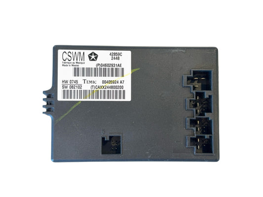 Heated Seat Module 2009-2010 Ram 1500 2010 Ram 2500 3500 4602931AE Htd/Vent Seat