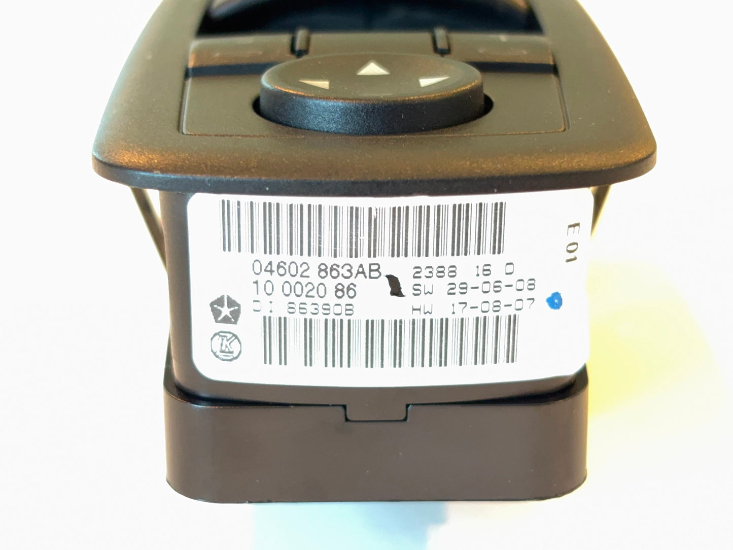 Master Switch, 2009-2012 Ram 1500, 2010-2012 Ram 2500 3500, 4602863AB