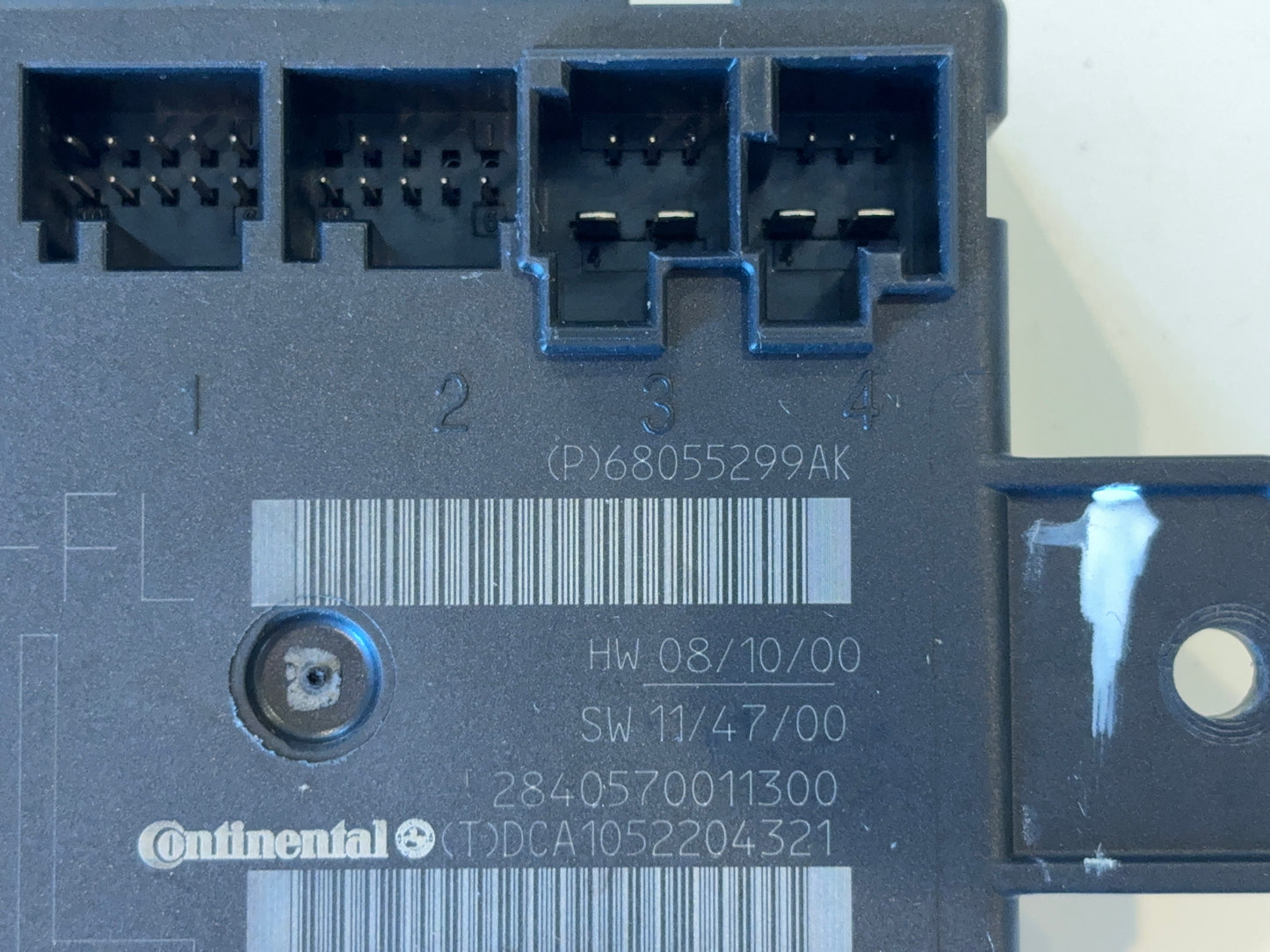 Driver Side Door Module, 2010-2012 Ram 1500 2500 3500, 68055299AK