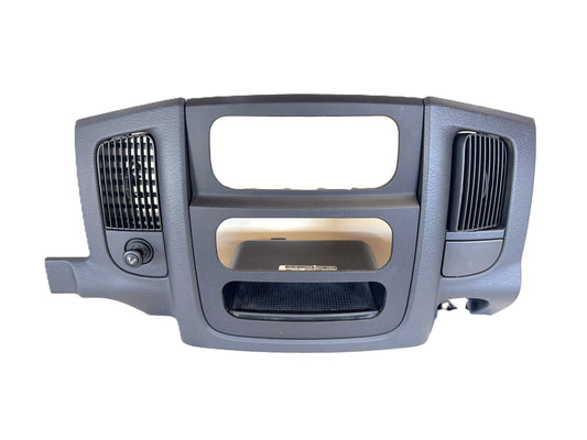 Radio Bezel, 2002-2005 Ram 1500, 2003-2005 Ram 2500 3500, Dark Slate 5GV52XDVAB