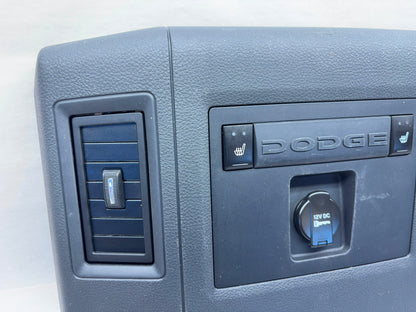 Center Console Rear Panel 09-10 Ram 10 1500 2500 3500 Heated Rear Seats 1NN77XDV