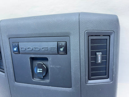 Center Console Rear Panel 09-10 Ram 10 1500 2500 3500 Heated Rear Seats 1NN77XDV