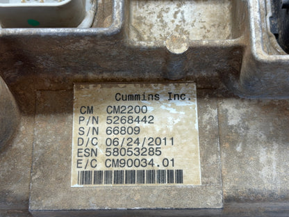 Engine Computer, ECU PCM ECM 2010-2012 Ram 2500 6.7L Cummins Diesel 5268442 Used