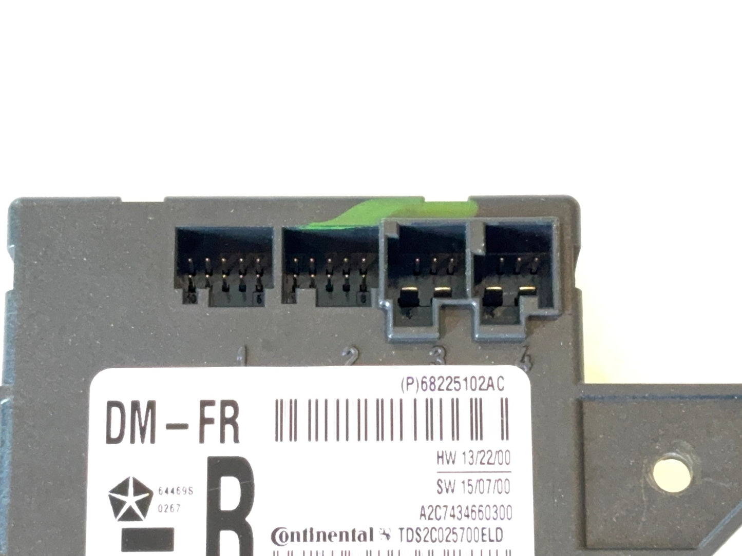 Passenger Side Door Module, 2017-2018 Ram 1500 2500 19+ Classic RH 68225102AC