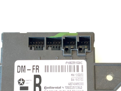 Passenger Side Door Module, 2017-2018 Ram 1500 2500 19+ Classic RH 68225102AC